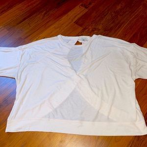 Baby Pink Keyhole Crop Top 🤍